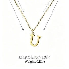 Personalized Initial Pendant Necklace