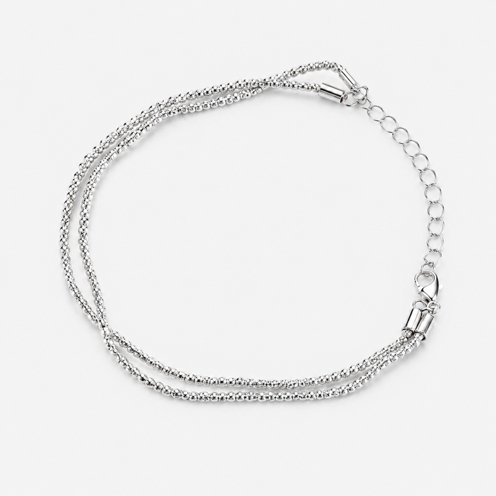 Double-Layer Shimmer Anklet