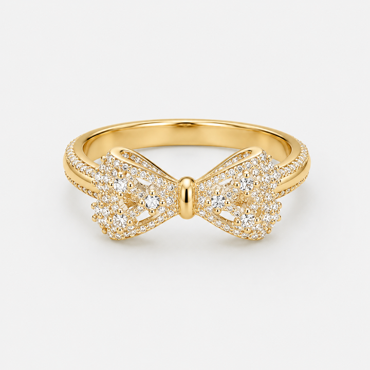Pavé Bow Statement Ring
