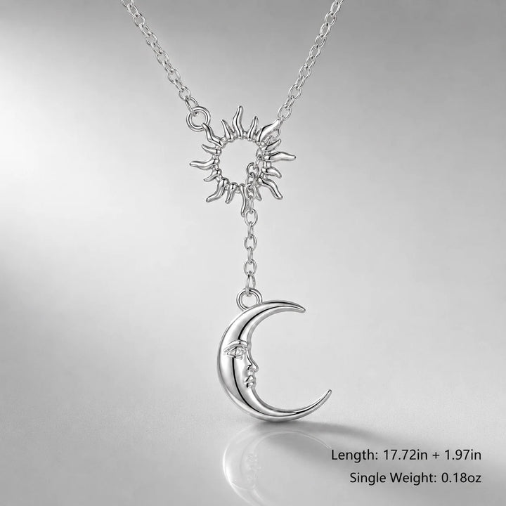 Celestial Sun &amp; Moon Necklace