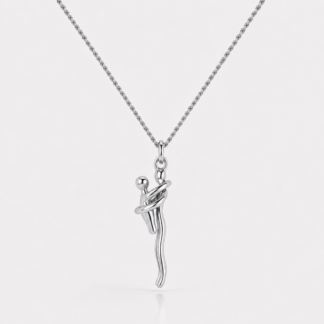 "Mother &amp; Child Embrace" Necklace