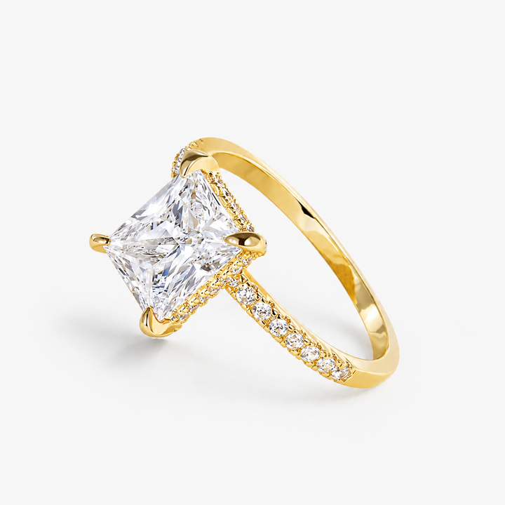 Radiant-Cut Pavé Statement Ring