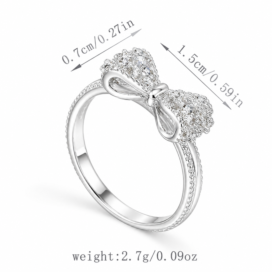 Pavé Bow Statement Ring