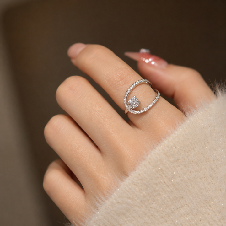 Open Curve Statement Ring