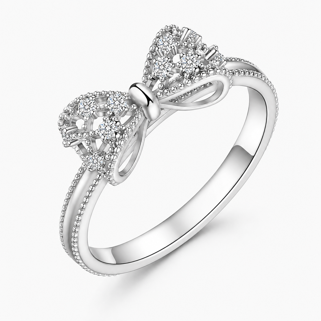 Pavé Bow Statement Ring