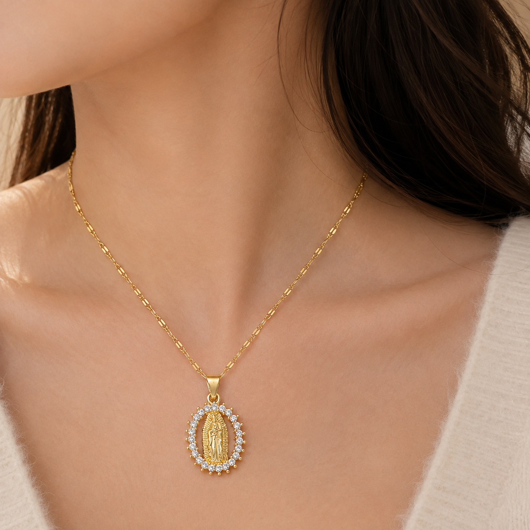 Our Lady of Guadalupe Pendant Necklace