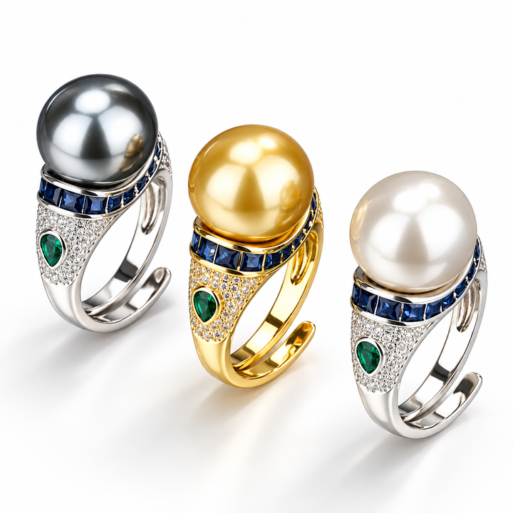 Luminous Halo Statement Ring