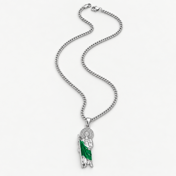 Saint Jude Pendant Necklace
