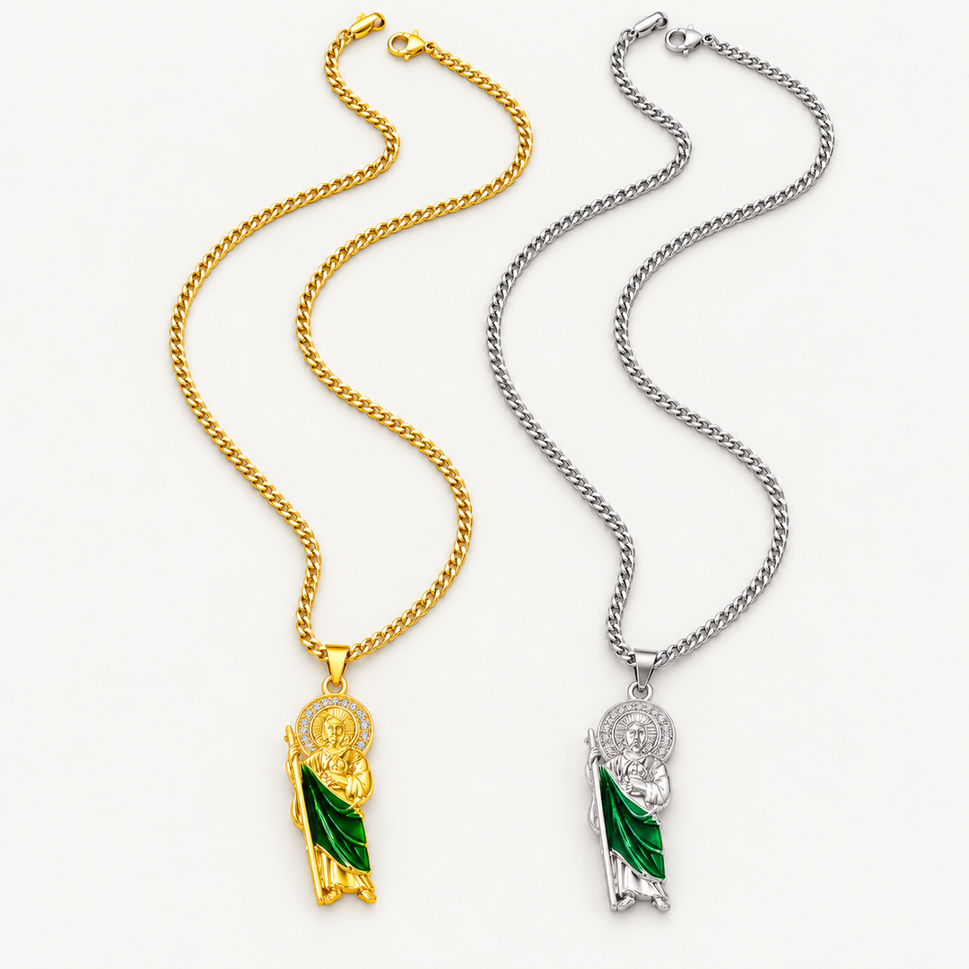 Saint Jude Pendant Necklace