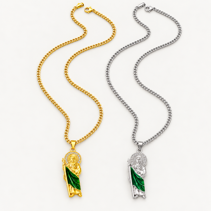 Saint Jude Pendant Necklace