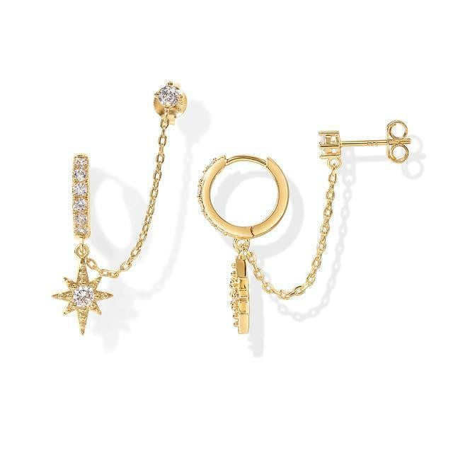 Pavé Chain Link Earrings