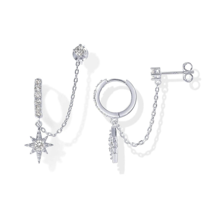 Pavé Chain Link Earrings