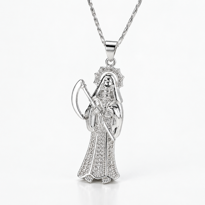 Santa Muerte Pendant Necklace
