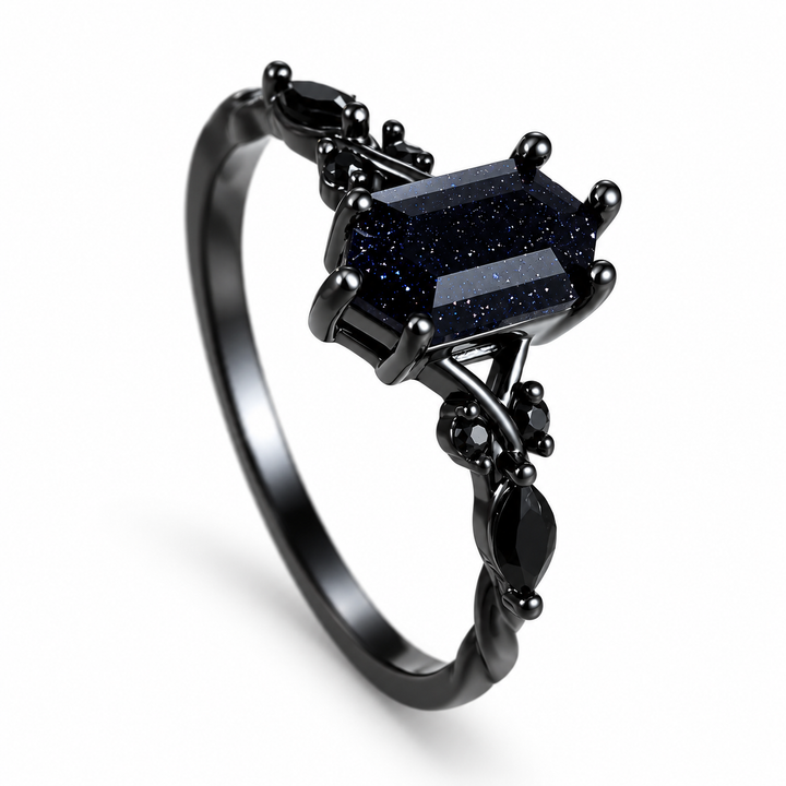 "Midnight Galaxy" Statement Ring