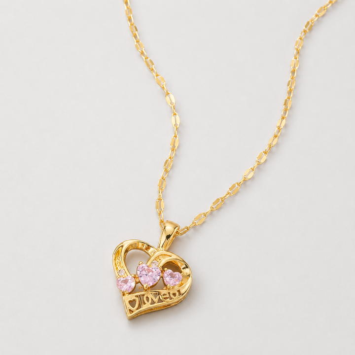 Romantic Heart Pendant Necklace