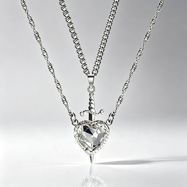 ❤️ Cupid’s Love Dagger Necklace A Symbol Of Passion, Romance & Fearless Love ✨