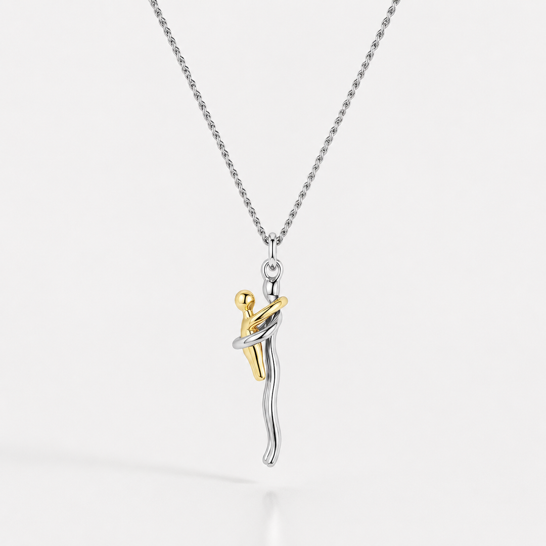 "Mother &amp; Child Embrace" Necklace