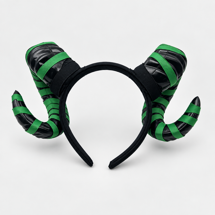 Striped Demon Horn Halloween Headband