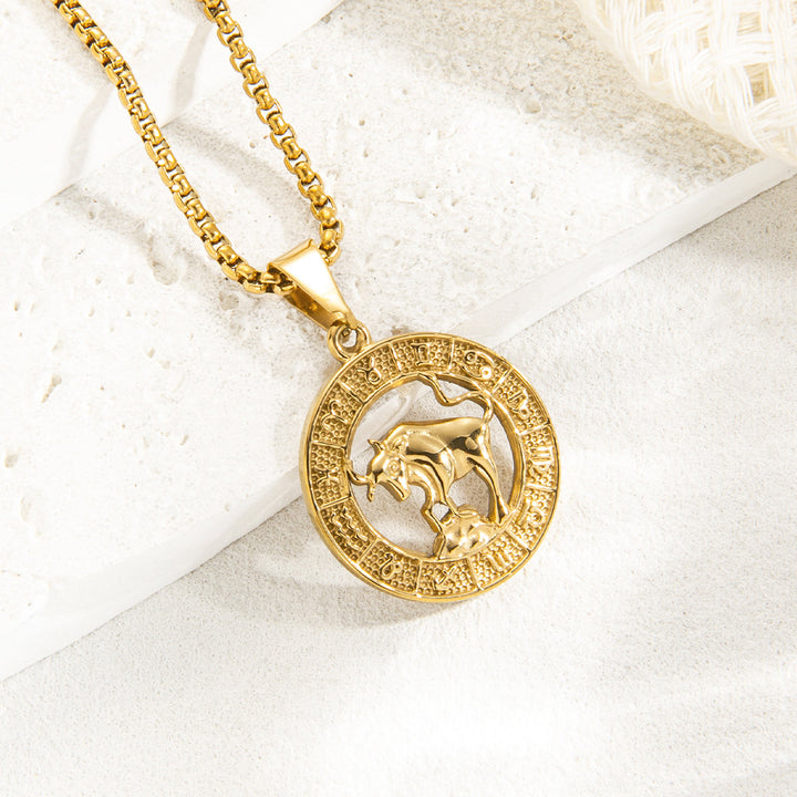 Zodiac Medallion Necklace