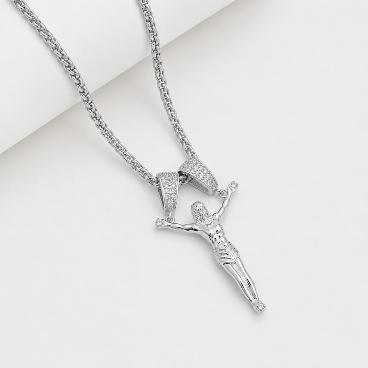 Bold Jesus Pendant Necklace