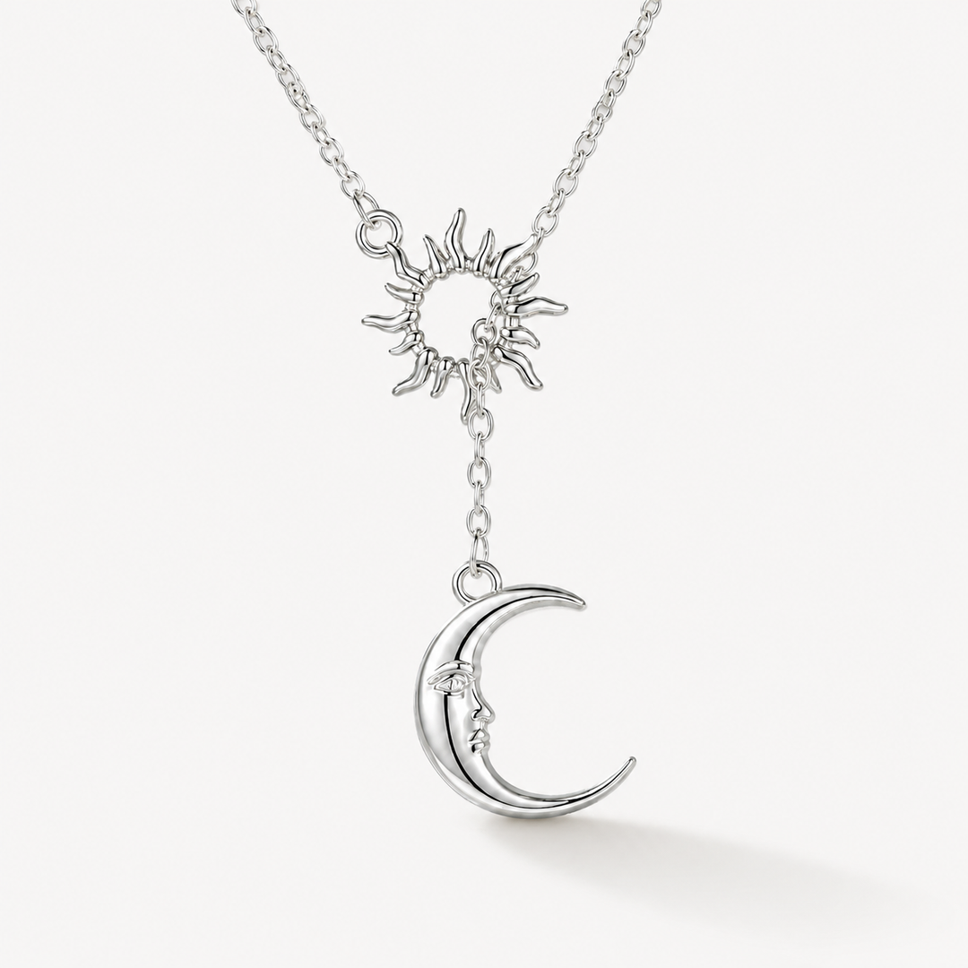 Celestial Sun &amp; Moon Necklace