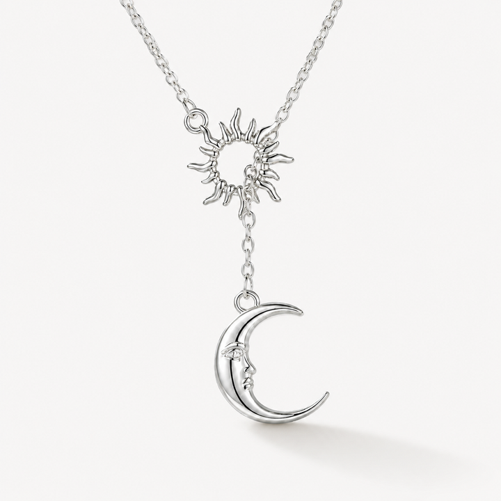 Celestial Sun &amp; Moon Necklace