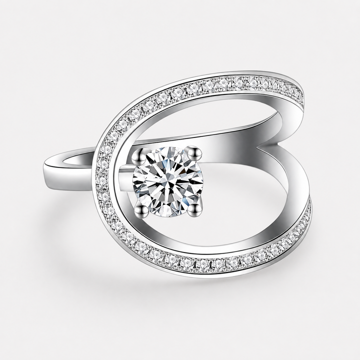 Open Curve Statement Ring