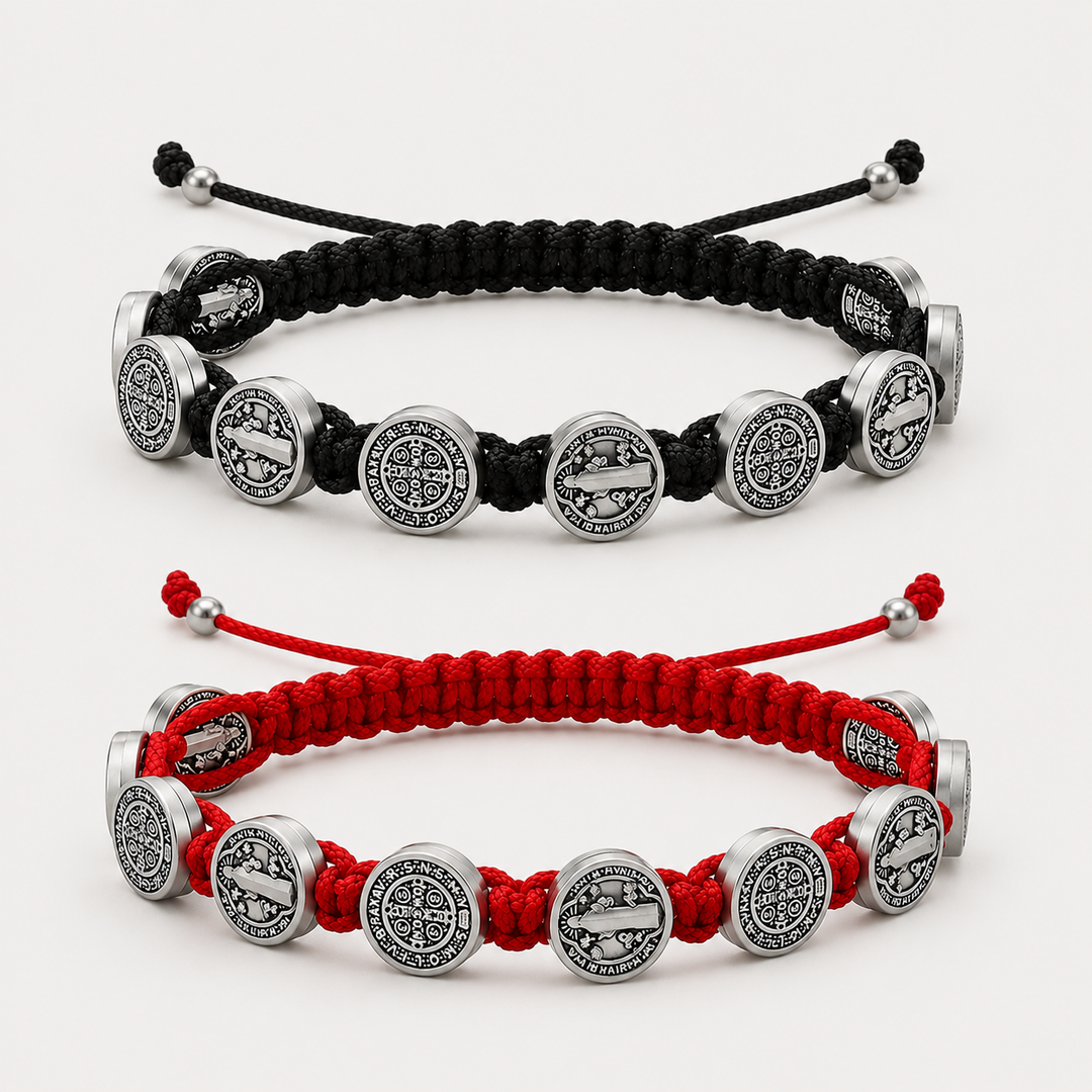 Faith Coin Braided Bracelet
