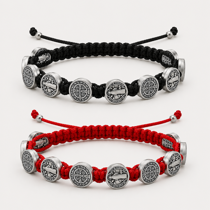 Faith Coin Braided Bracelet