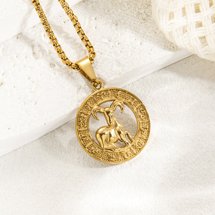 Zodiac Medallion Necklace