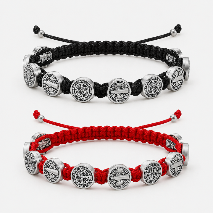 Faith Coin Braided Bracelet