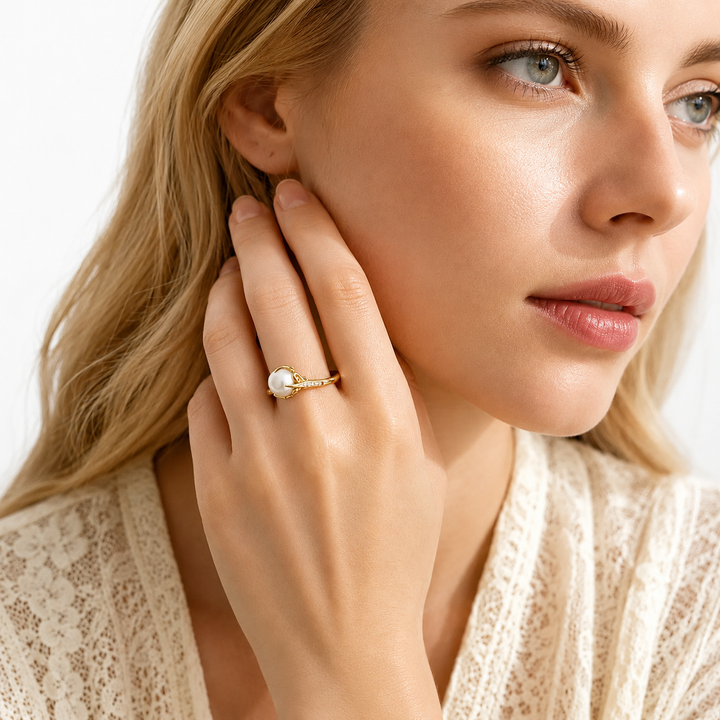 Natural Pearl Vintage Ring