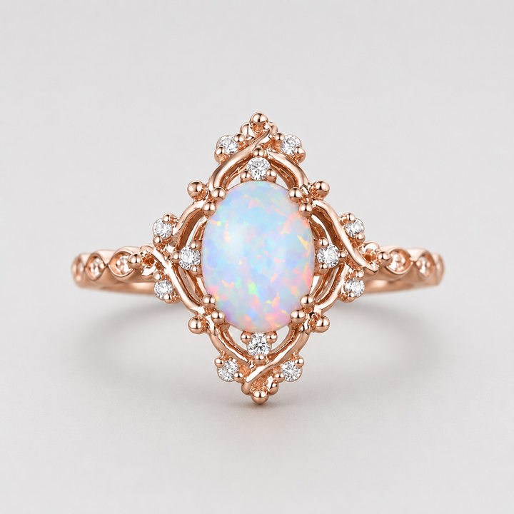 Vintage Oval Statement Ring