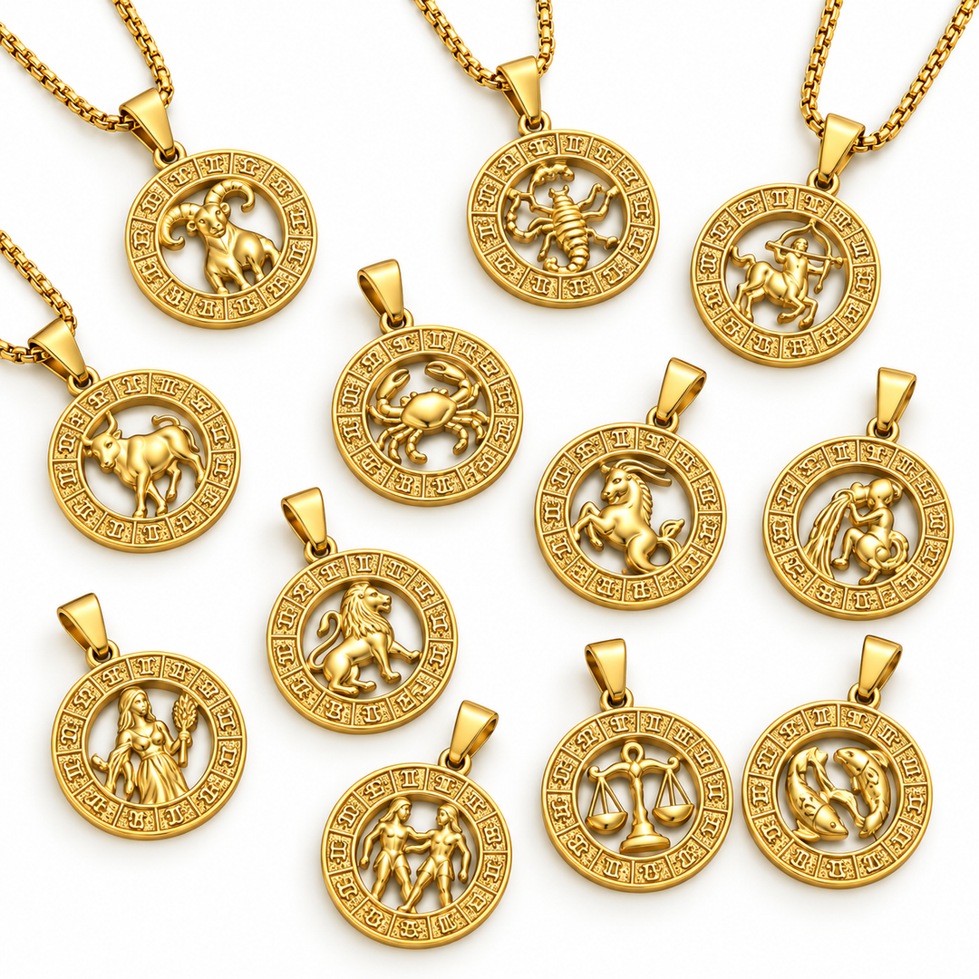 Zodiac Medallion Necklace