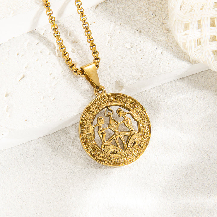 Zodiac Medallion Necklace