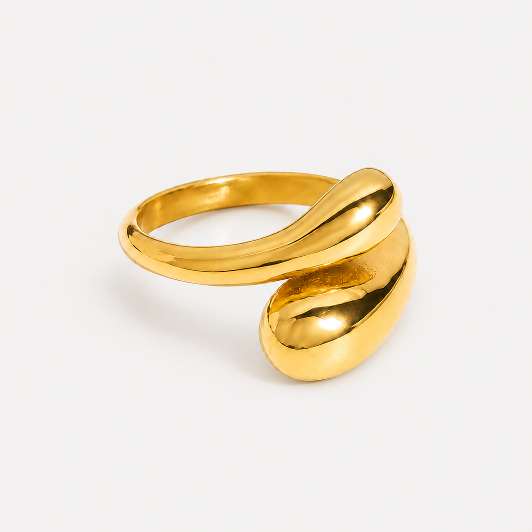 Sculptural Open Wrap Ring