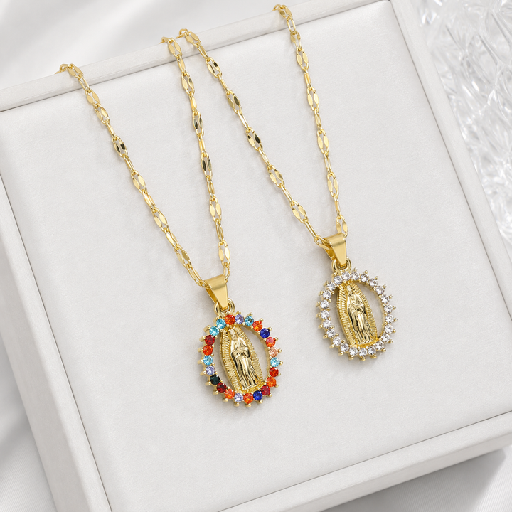 Our Lady of Guadalupe Pendant Necklace