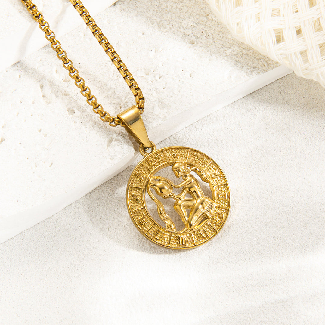 Zodiac Medallion Necklace