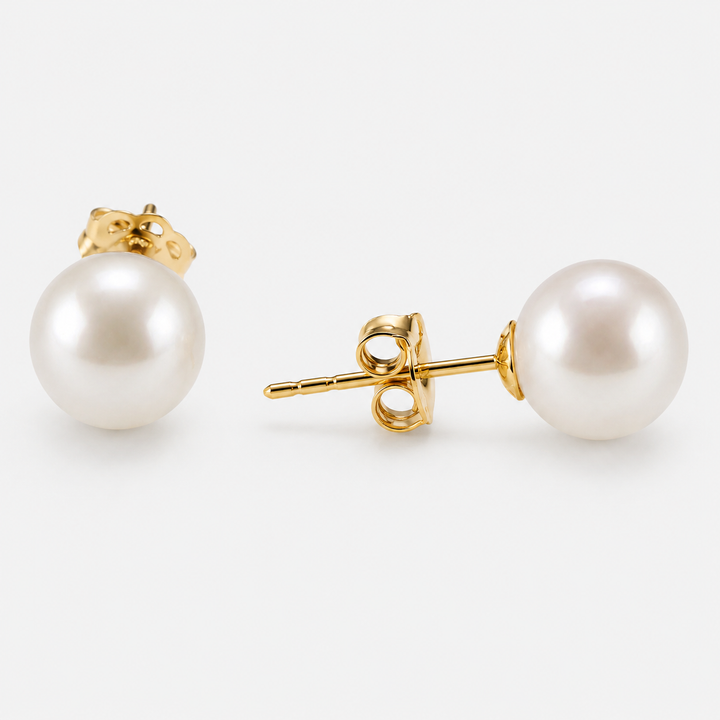 Classic Pearl Stud Earrings