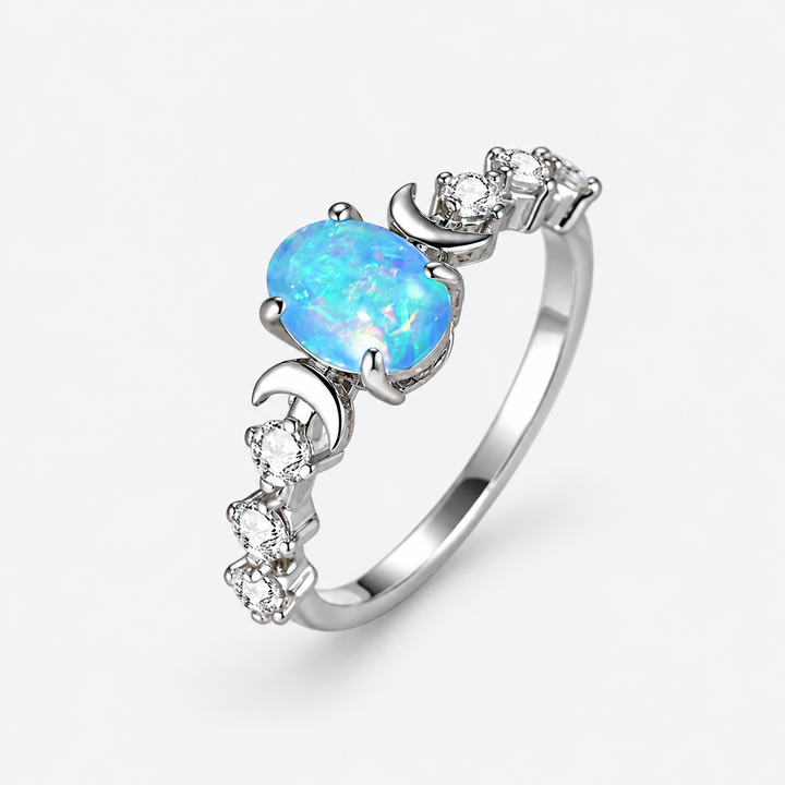 Moonlit Oval Ring