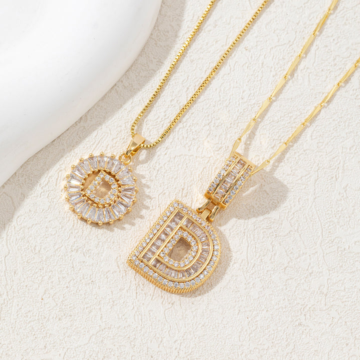 Personalized Initial Pendant Necklace