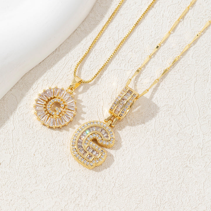 Personalized Initial Pendant Necklace