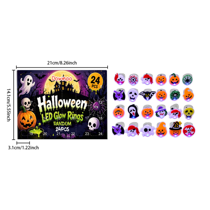 Halloween Mystery LED Glow Ring Box