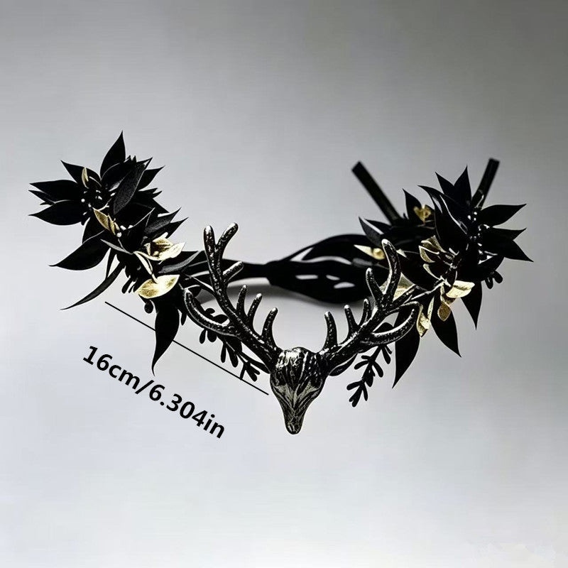 Dark Rose Gothic Headpiece