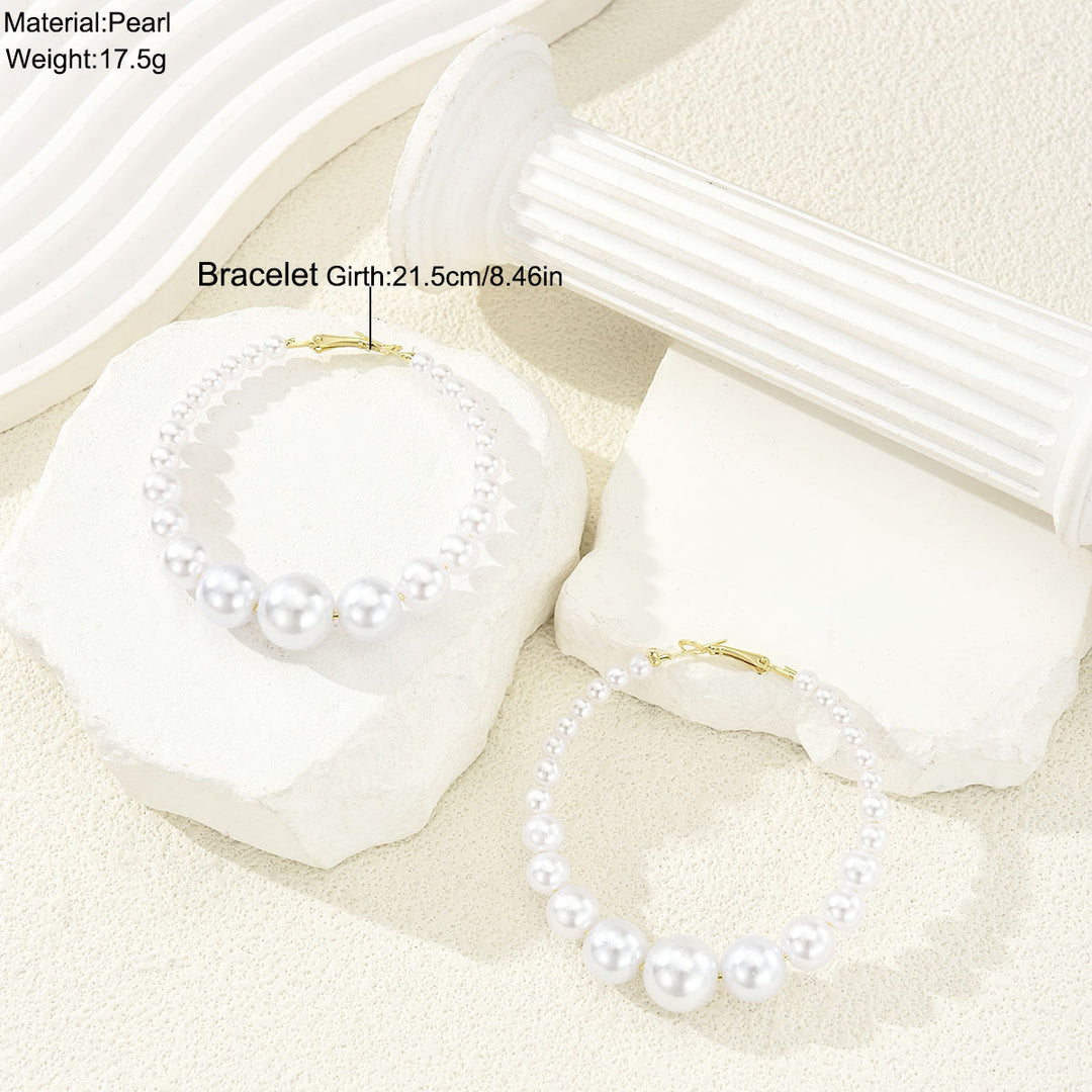 Pearl Hoop Earrings