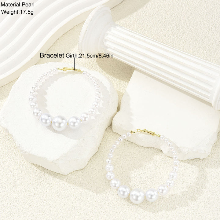 Pearl Hoop Earrings