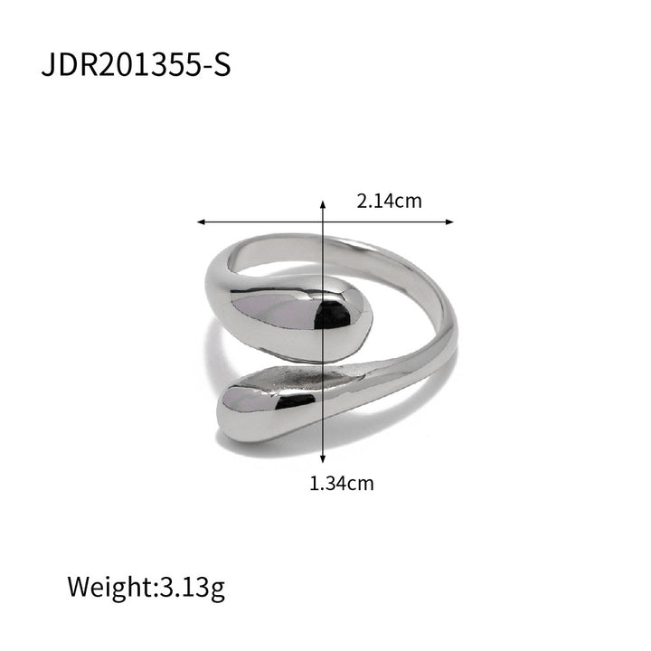 Sculptural Open Wrap Ring
