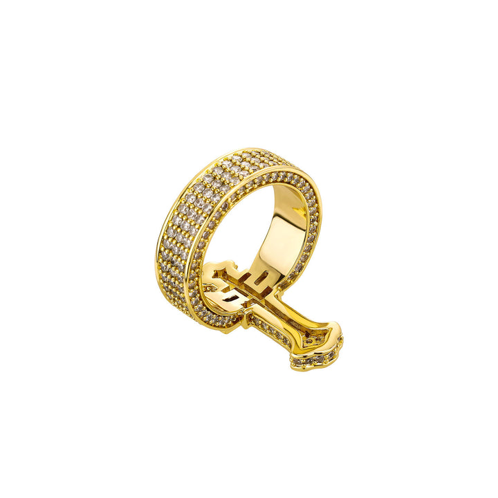 "Faith" Cross Ring