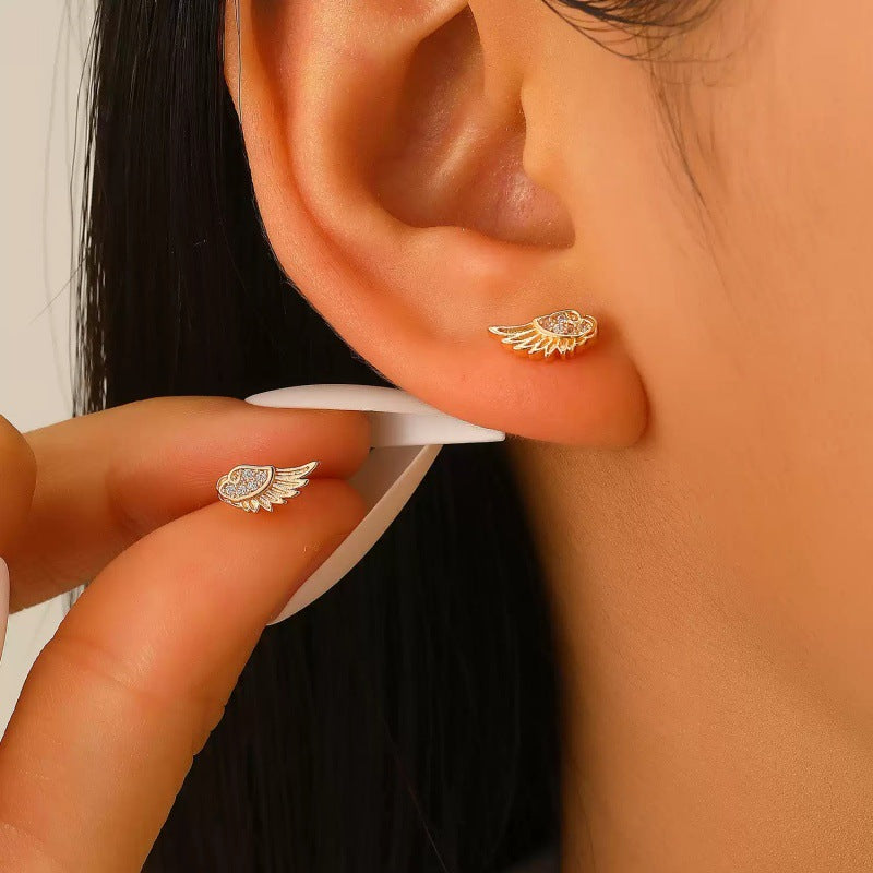 Angel Wing Ear Studs