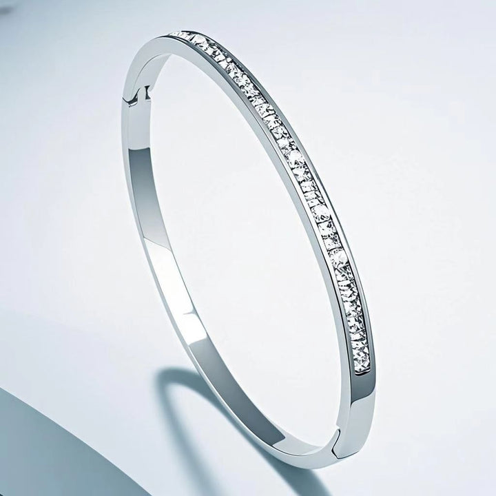 Pavé Crystal Bangle Bracelet